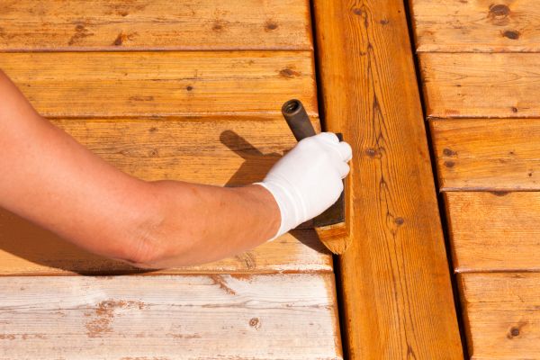 Pressure Treated Deck Staining